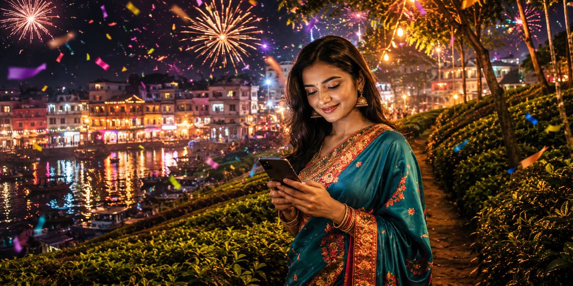 নারায়ণগঞ্জে চা বাগানে বসে মোবাইলে dhk বেটিং টিপস ব্রাউজ করছেন একজন ব্যবহারকারী